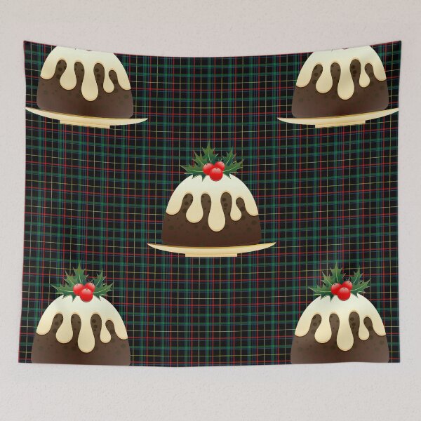 Item preview, plaid christmas puddings  designed and sold by Gossip Rag.
