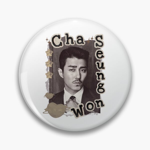 Item preview, Cha Seung-won : Korean Drama Actor Scrapbook Collage Cozy Y2K Vintage Design designed and sold by HELL0WBELLO.