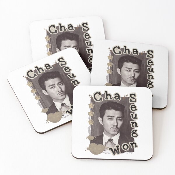 Item preview, Cha Seung-won : Korean Drama Actor Scrapbook Collage Cozy Y2K Vintage Design designed and sold by HELL0WBELLO.