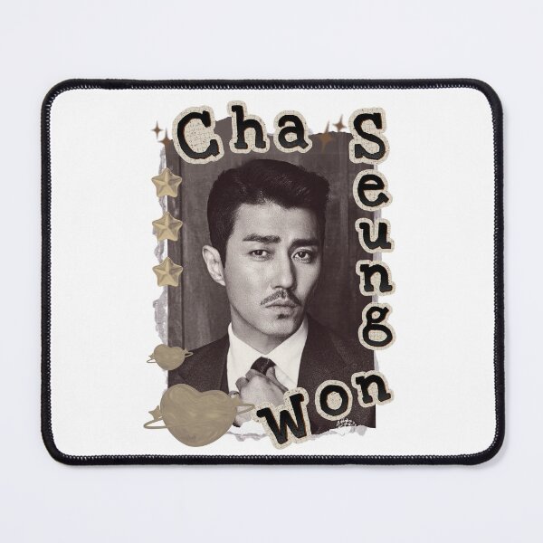 Item preview, Cha Seung-won : Korean Drama Actor Scrapbook Collage Cozy Y2K Vintage Design designed and sold by HELL0WBELLO.