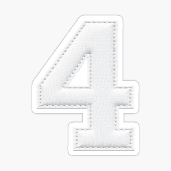 Item preview, Four Lucky Number 4 Tee - Numerically Awesome Threads designed and sold by OUTFITPAW.