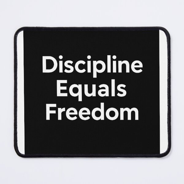 Item preview, Discipline Equals Freedom Quotes designed and sold by designs4you386.