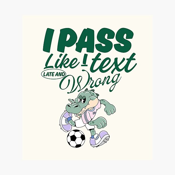 Item preview, I pass like I text, late and wrong designed and sold by Peerless-Prime.