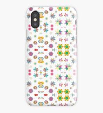lovely things colorful rainbow widescreen prismatic abstract seamless repeat pattern iPhone Case