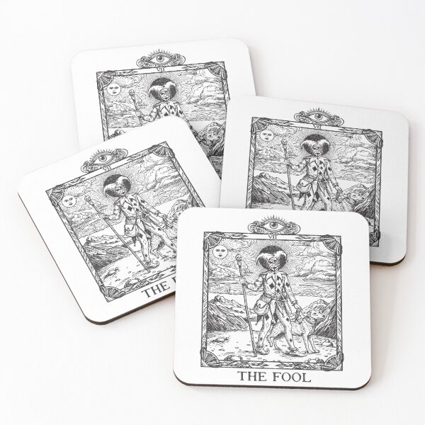 Item preview, The Fool Tarot T-Shirt, Vintage Style Major Arcana Tee for Spiritual Seekers & Tarot Lovers, Unique Occult Gift, Gothic Tee Design designed and sold by ReFreshU Shop Designs.