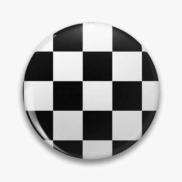 Item preview, Black and White Checkered Flag Pattern designed and sold by Patterns-2024.