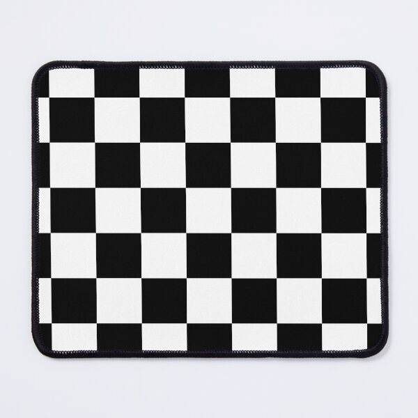 Item preview, Black and White Checkered Flag Pattern designed and sold by Patterns-2024.