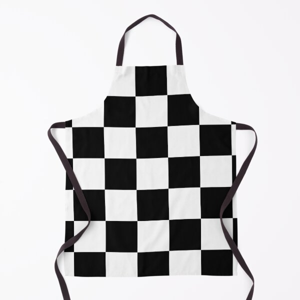 Item preview, Black and White Checkered Flag Pattern designed and sold by Patterns-2024.