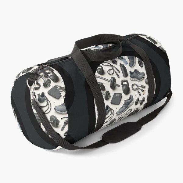 Item preview, Gym items in a black circle designed and sold by runstore.