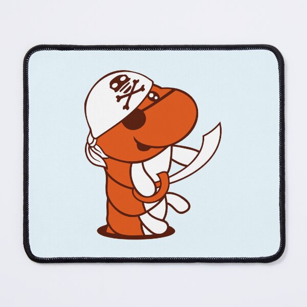 Item preview, Caterpillar Hole Pirate Cap Funny Cute Comic Fun designed and sold by shirt-o-mat.