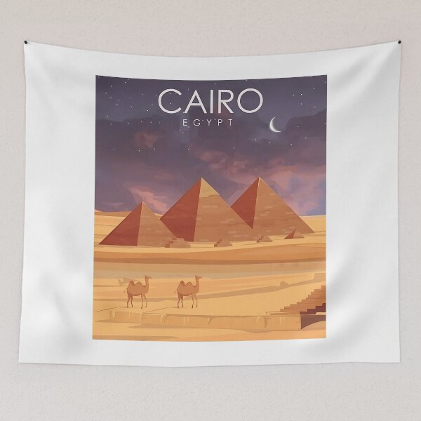 Item preview, Cairo Dreams – Pyramids Under the Stars designed and sold by Evo Desings.