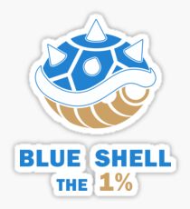 Blue Shell the 1% - Light Sticker
