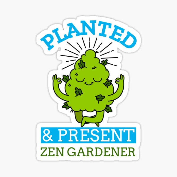 Item preview, Funny Planted and Present, Zen Gardener  designed and sold by RoselkDesign.
