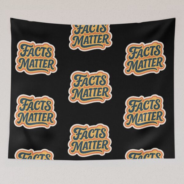 Item preview, Facts Matter - Bold & Eye-Catching Truth Sticker designed and sold by Psycho-Crazy.