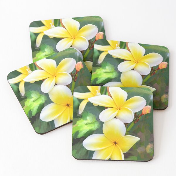 Aperçu de l'œuvre Plumeria Frangipanier Fleur hawaïenne X112 créée et vendue par RichFrancoCars.