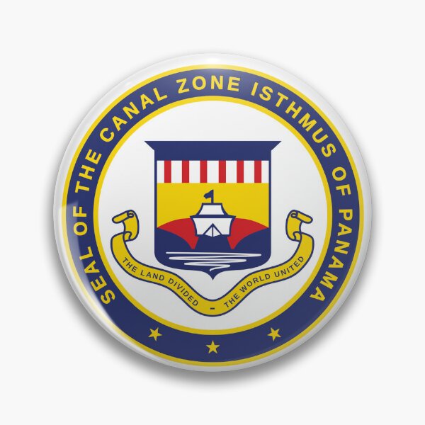 Item preview, Seal of the Canal Zone – Isthmus of Panama Canal  designed and sold by The Junto Shop.