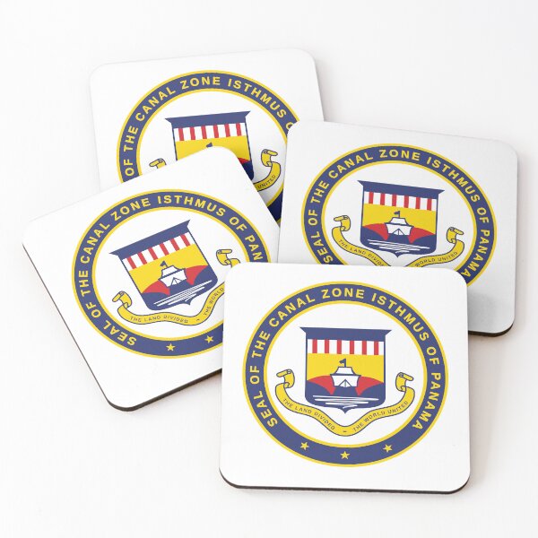 Item preview, Seal of the Canal Zone – Isthmus of Panama Canal  designed and sold by The Junto Shop.