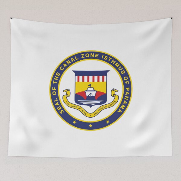 Item preview, Seal of the Canal Zone – Isthmus of Panama Canal  designed and sold by The Junto Shop.