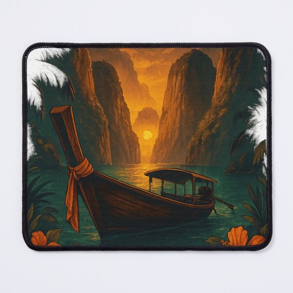 Item preview, Phi Phi  Leh  Thai island Thailand Tropical Beach and  Flowers designed and sold by ManxCatAndy.
