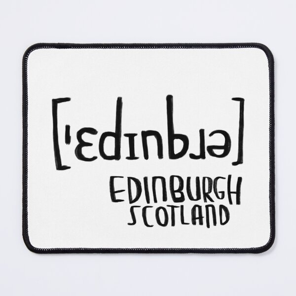 Item preview, Pronunciation Edinburgh Scotland designed and sold by badlydrawnbabe.