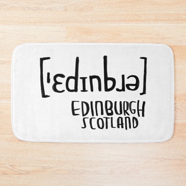 Item preview, Pronunciation Edinburgh Scotland designed and sold by badlydrawnbabe.