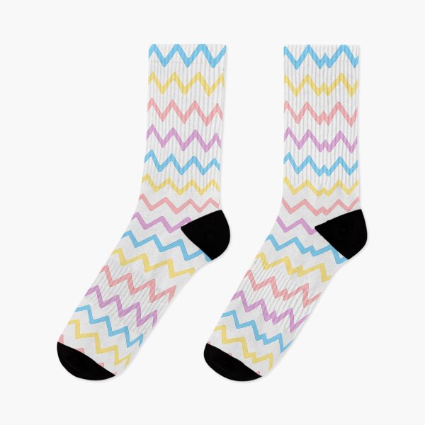 Item preview, Pastel Zigzag Rainbow Pattern designed and sold by weirdfishes123.