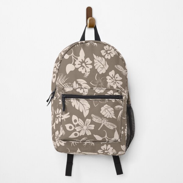Item preview, Tropical Garden on Brown Seamless Repeat designed and sold by Sharon Schwalbe.