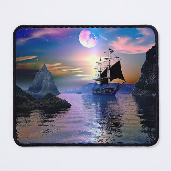 Item preview, Moonlit Voyage Through Enchanted Waters designed and sold by palmyst.