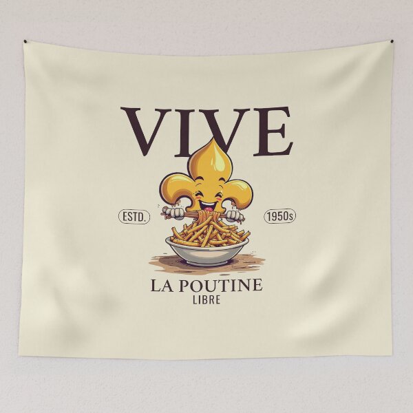 Item preview, Vive la poutine libre designed and sold by Peerless-Prime.