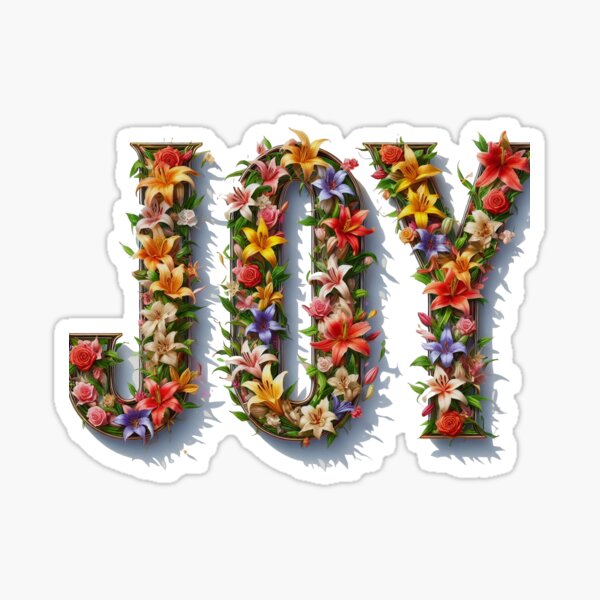 Item preview, JOY designed and sold by MarthaGraphicDesign.
