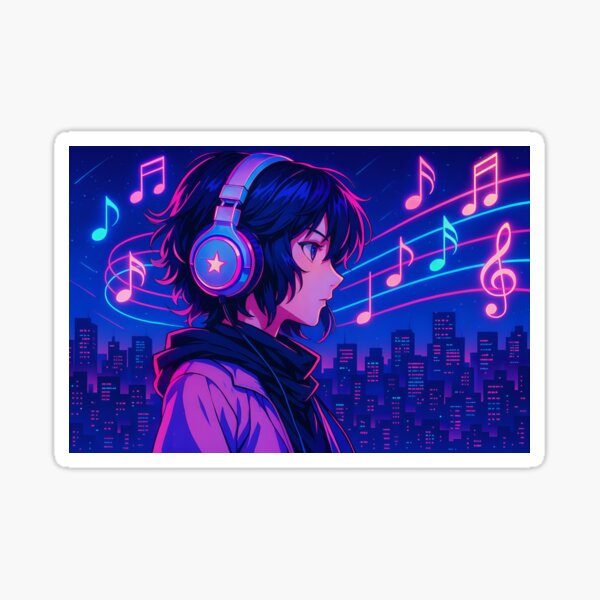 Aperçu de l'œuvre Laissez la musique vous guider créée et vendue par MitsukiArt.