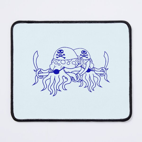 Item preview, Two Evil Octopus Pirate Cephalopod 2 Team Squid designed and sold by shirt-o-mat.
