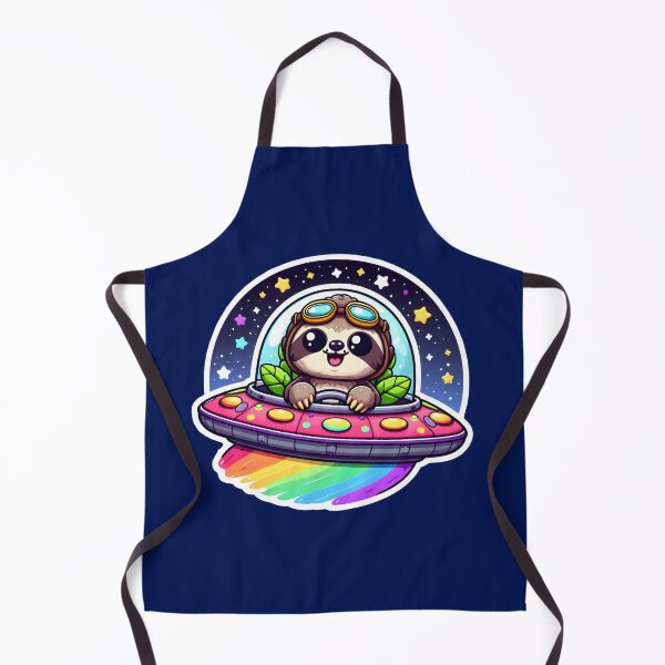 Item preview, UFO Rainbow Sloth designed and sold by ArtistEmbrace.