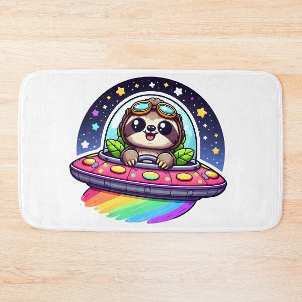 Item preview, UFO Rainbow Sloth designed and sold by ArtistEmbrace.