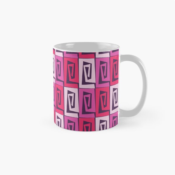 Item preview, Modern Abstract Geometric Pinks on Purple  designed and sold by Sharon Schwalbe.