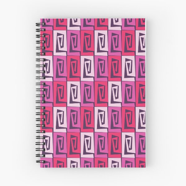Item preview, Modern Abstract Geometric Pinks on Purple  designed and sold by Sharon Schwalbe.