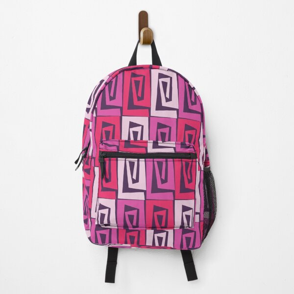 Item preview, Modern Abstract Geometric Pinks on Purple designed and sold by Sharon Schwalbe.