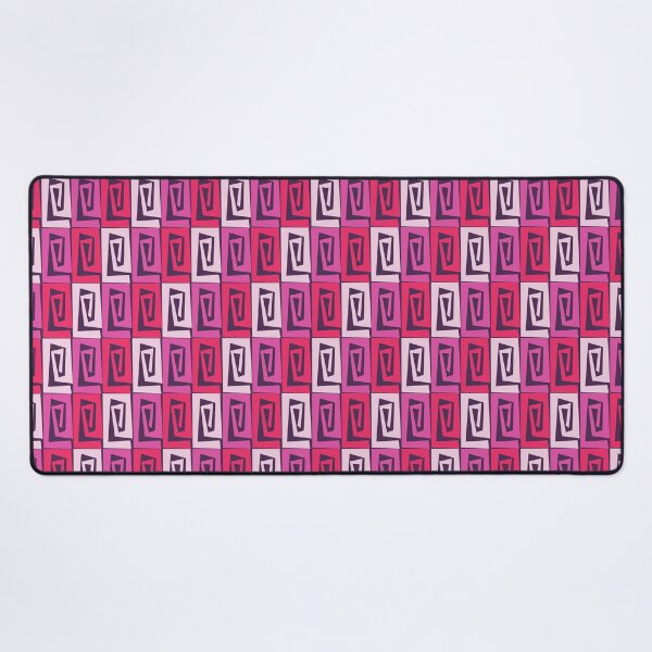 Item preview, Modern Abstract Geometric Pinks on Purple designed and sold by Sharon Schwalbe.