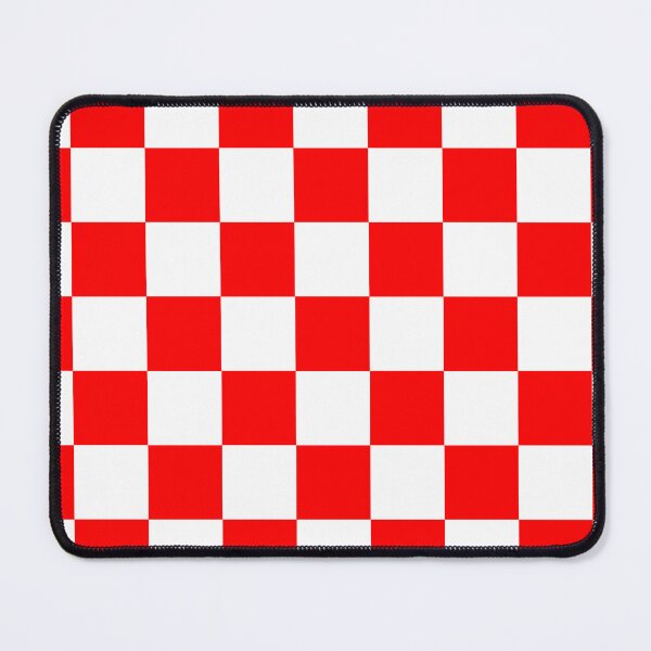 Item preview, Red and White Checkered Flag Patten designed and sold by Patterns-2024.