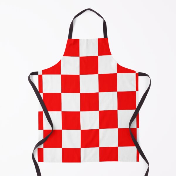 Item preview, Red and White Checkered Flag Patten designed and sold by Patterns-2024.