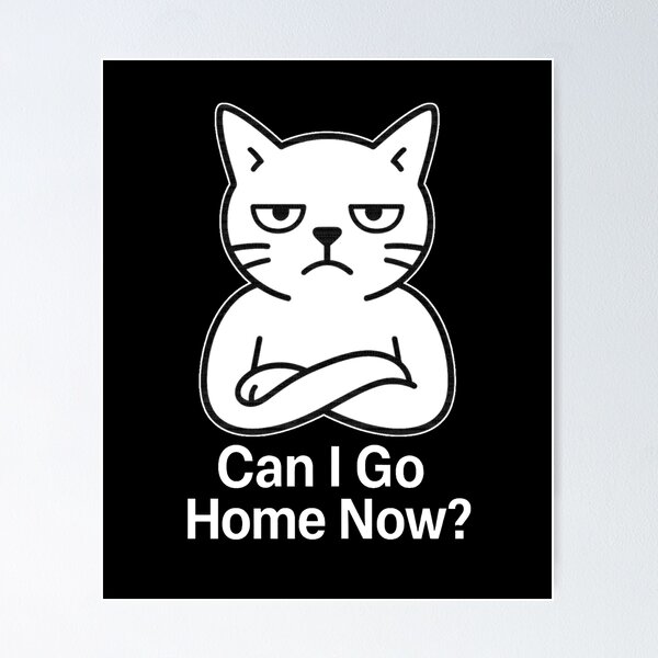 Item preview, Home Sweet Home Please – Art Print and Card for Introverts | Cozy Wall Decor designed and sold by JustMeditateIt.