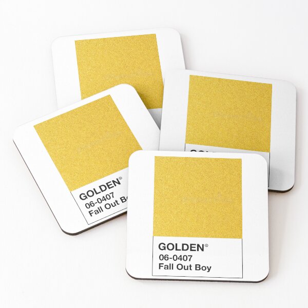 Item preview, "Golden" by Fall Out Boy Pantone designed and sold by maythemusic.