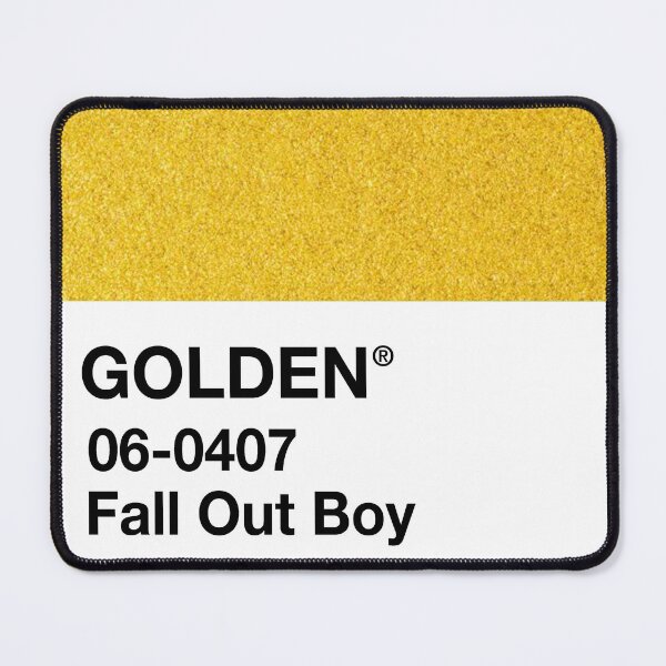 Item preview, "Golden" by Fall Out Boy Pantone designed and sold by maythemusic.
