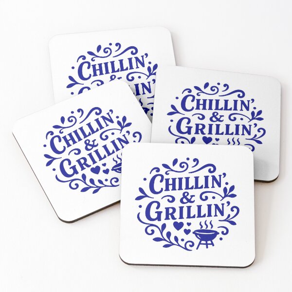 Item preview, Funny barbecue quote with grill and leaves designed and sold by Artchyzh.