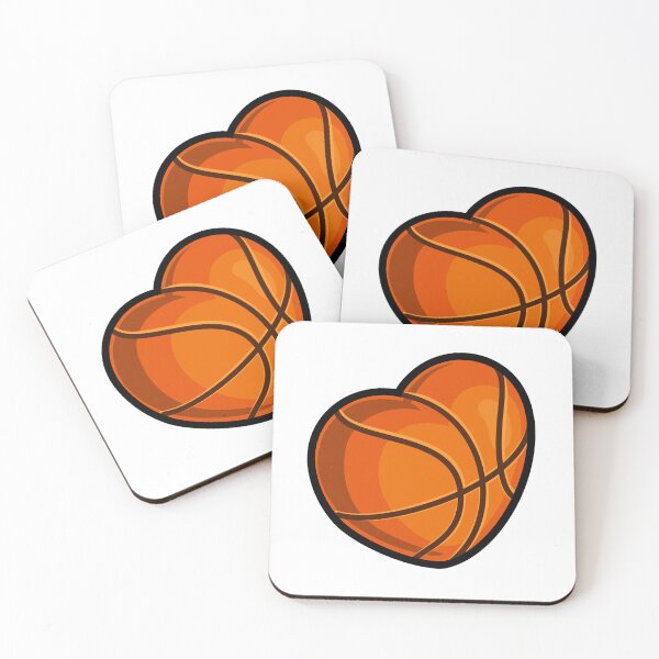 Item preview, Basketball Heart – Sporty Love Design for Hoops Fans designed and sold by Love For Everyone.