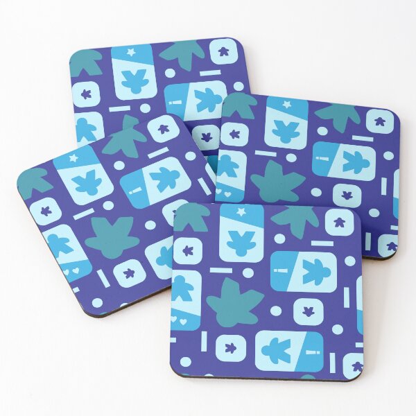 Item preview, Manifold Meeples - Messy Board Game End of the Night Table - Blue Player designed and sold by prinzbydesign.