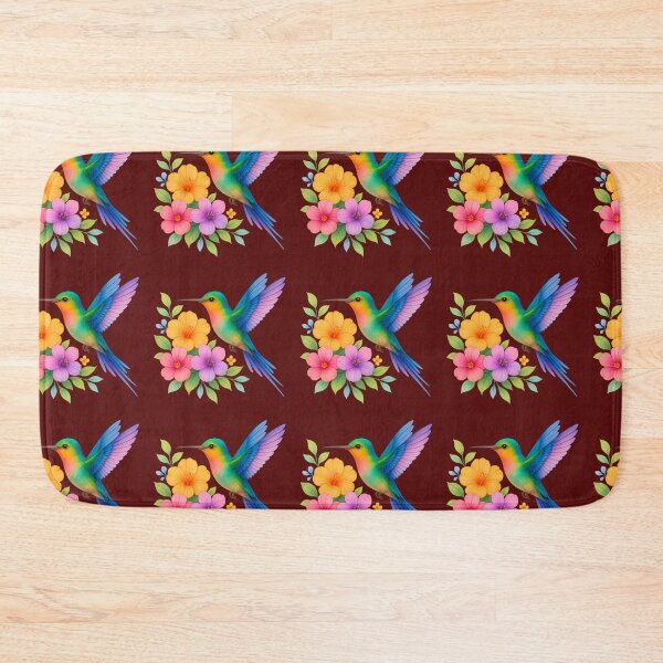 Item preview, Hummingbird and Spring Flowers designed and sold by branaghbel.