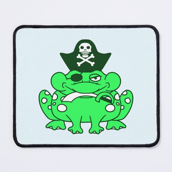 Item preview, Frog Captain Hat Toad Funny Cool Comic Cartoon Fun designed and sold by shirt-o-mat.