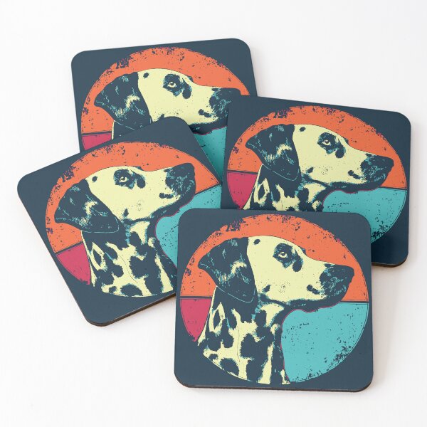 Item preview, Dalmatian Pop Art Portrait – Retro Dog Love designed and sold by TuncGK.