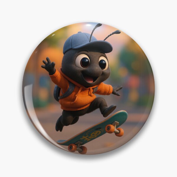 Item preview, Skater Darkling Beetle designed and sold by Sillytoe.